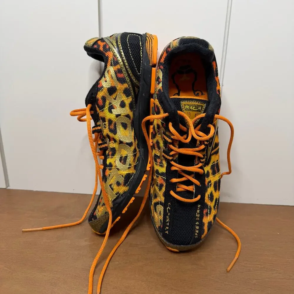 Brooks Speed Demon Running Shoes Women's 8.5 Black Orange Lightweight Trainer